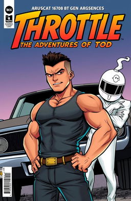 A comic book cover titled 'Throttle: The Adventures of Tod'