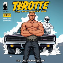 An engaging comic book cover for 'Throttle: The Adventures of Tod'