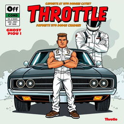 An engaging comic book cover for 'Throttle: The Adventures of Tod'