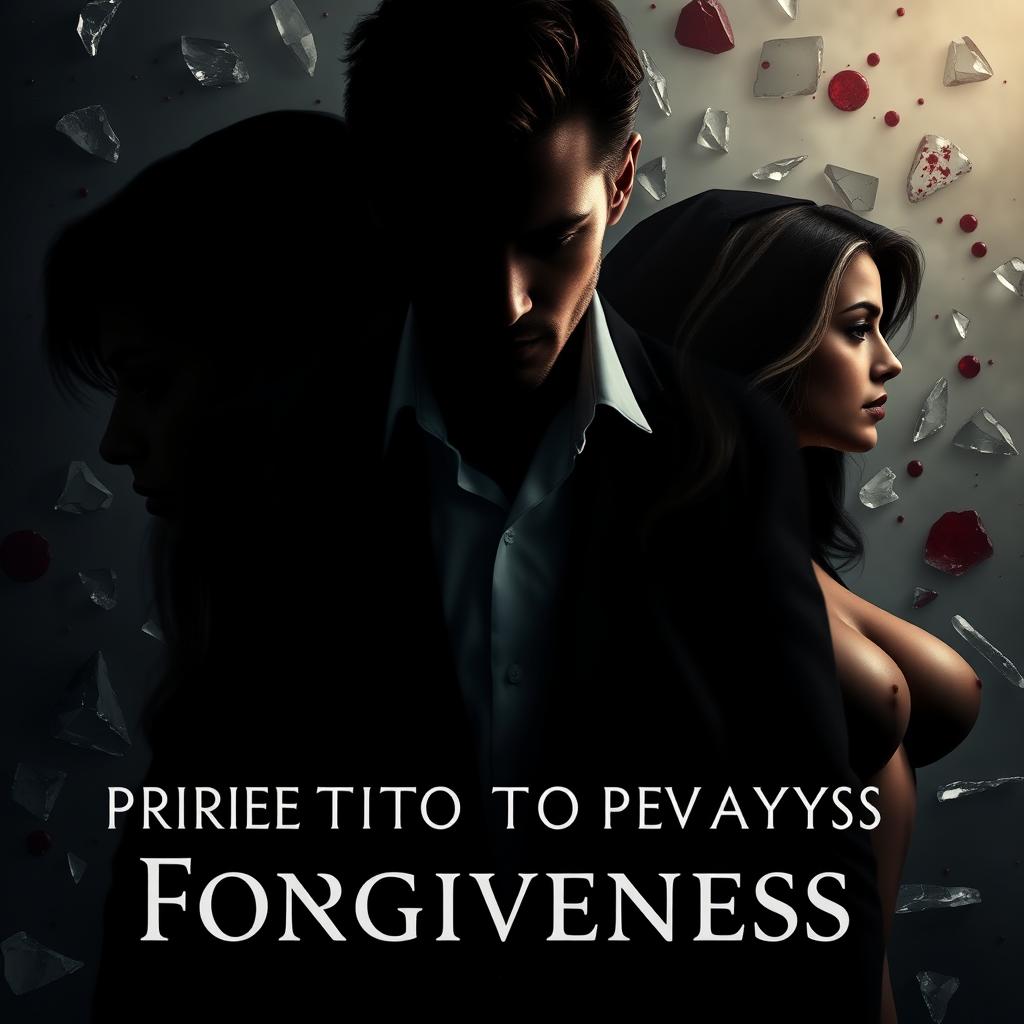 A high-quality cover image for a book representing the true meaning of the price to pay for forgiveness