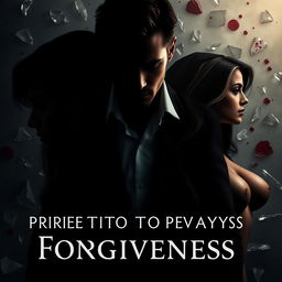 A high-quality cover image for a book representing the true meaning of the price to pay for forgiveness