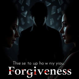 A high-quality cover image for a book representing the true meaning of the price to pay for forgiveness