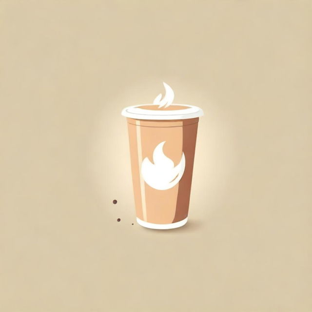 Create a highly realistic logo representing milk tea, withtones of brown and white, possibly including visual aspects like a glass, tealeaves, or milk splash.