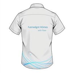 A stylish shirt design for professionals involved in Fiber To The Home (FTTH) network projects