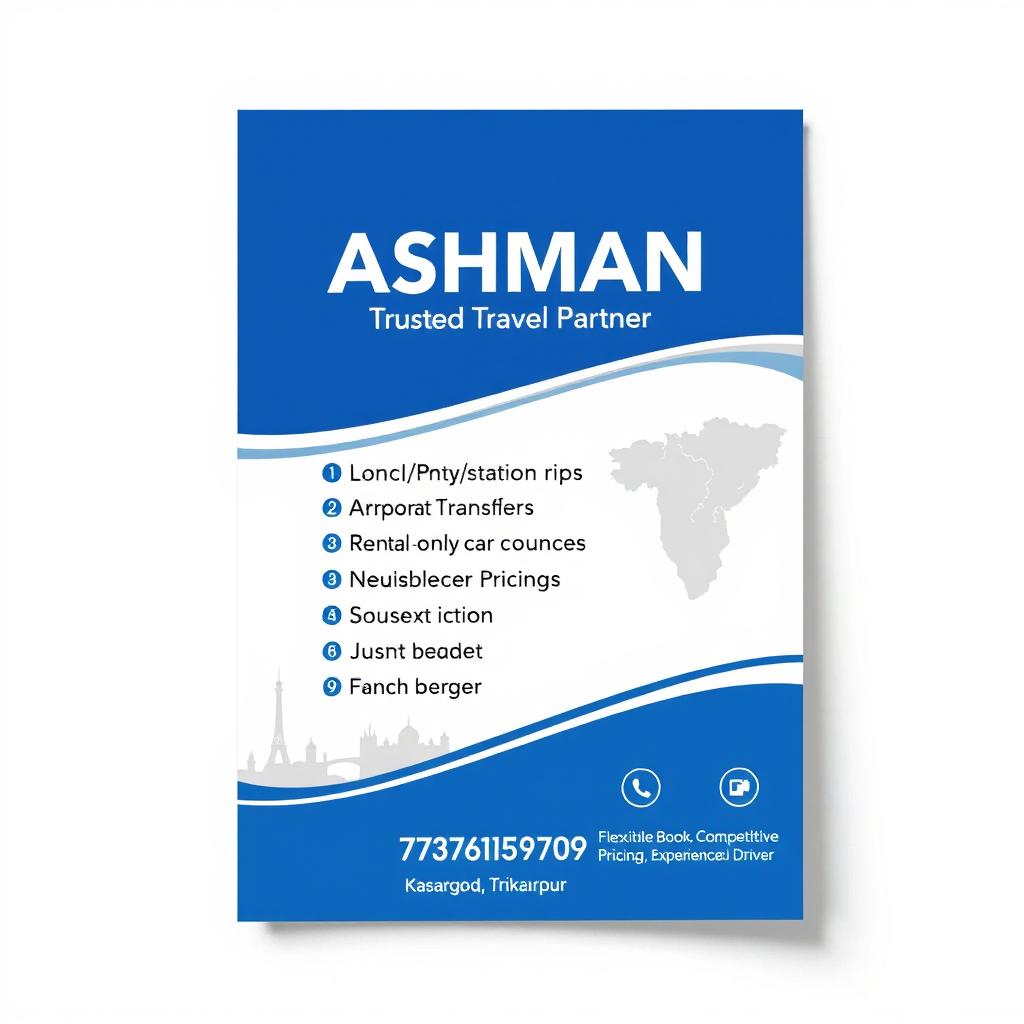 Design a vibrant and engaging poster for 'Ashman', featuring the title 'Ashman' prominently at the top