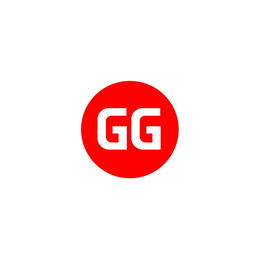 A red circle with the letters 'GG' prominently displayed in the center