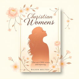 An elegant and creative ebook cover design for a Christian women's book