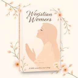 An elegant and creative ebook cover design for a Christian women's book