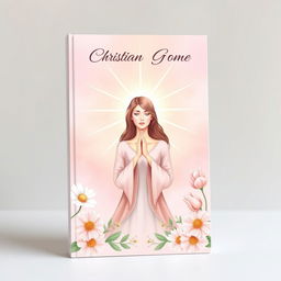 A beautifully crafted eBook cover design that embodies the essence of Christian femininity