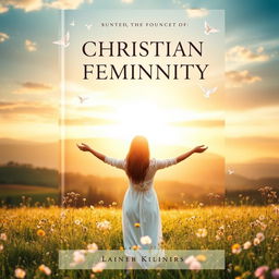 A stunning book cover design that captures the essence of Christian femininity