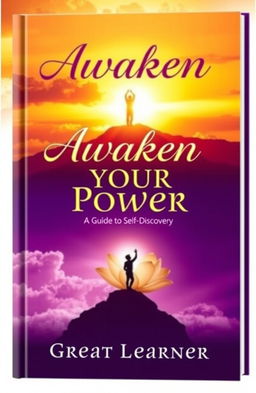 An inspiring and visually captivating book cover for 'Awaken Your Power'