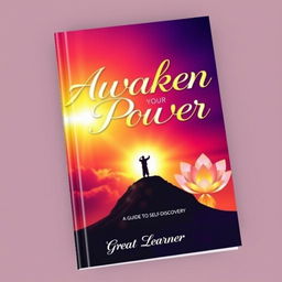 An inspiring and visually captivating book cover for 'Awaken Your Power'