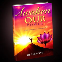 An inspiring and visually captivating book cover for 'Awaken Your Power'