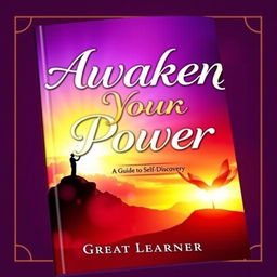 An inspiring and visually captivating book cover for 'Awaken Your Power'