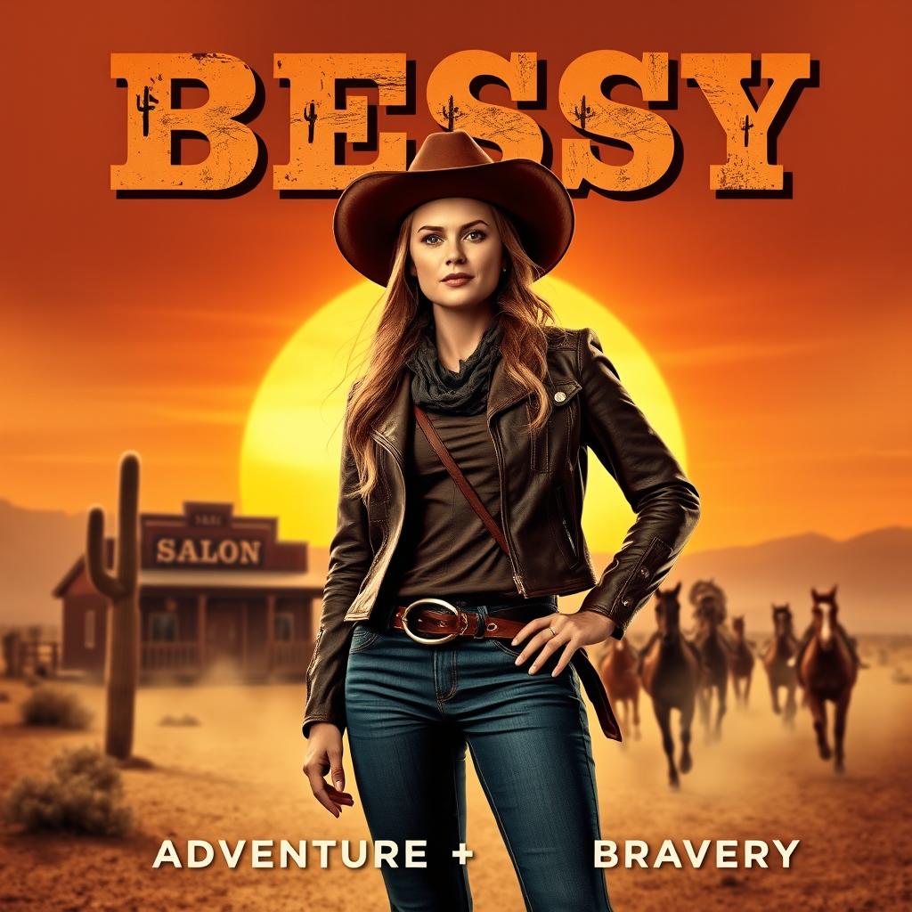 A Western movie poster featuring a strong and independent woman named Betsy