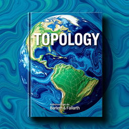 A book cover design that features a striking representation of topology and Earth