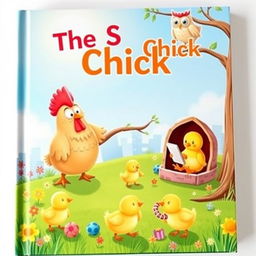 A captivating book cover design for 'The Special Chick', featuring a beautifully illustrated scene of Mrs