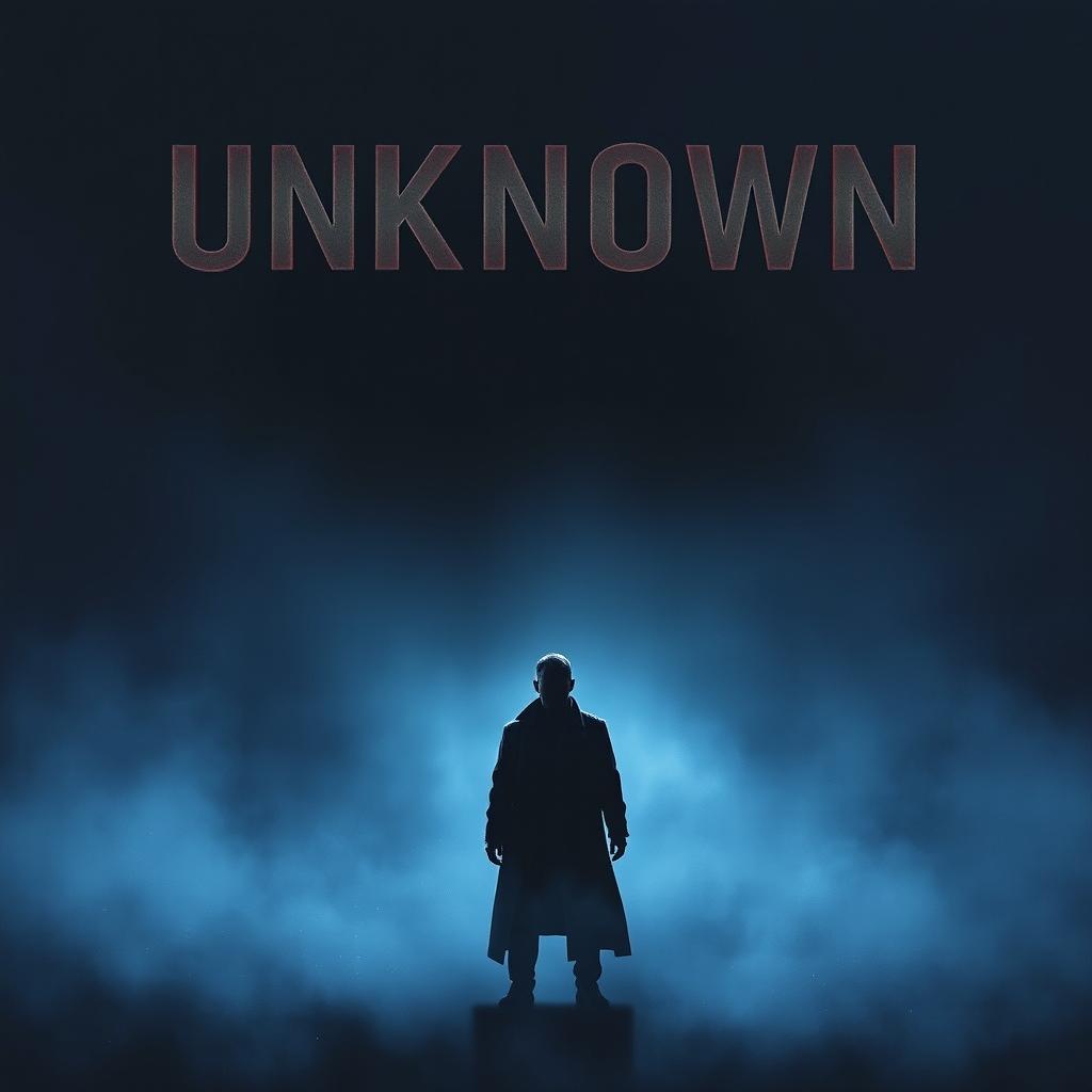 Movie poster featuring the title 'Unknown' in bold, dramatic font at the top