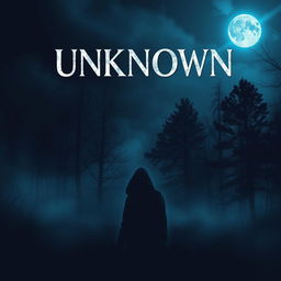 A suspense movie poster featuring the title 'Unknown' prominently displayed at the top in bold, mysterious font