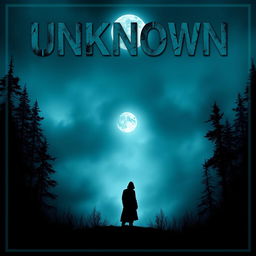 A suspense movie poster featuring the title 'Unknown' prominently displayed at the top in bold, mysterious font