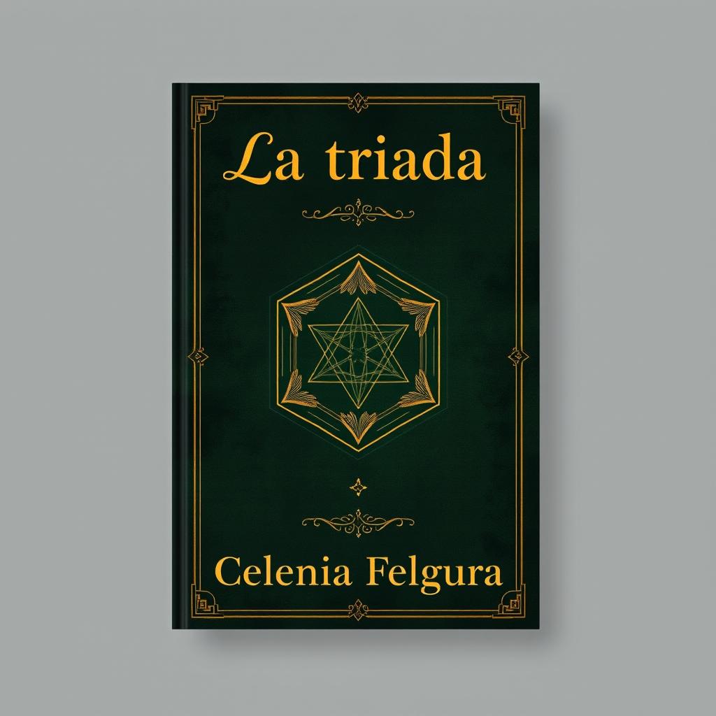 An elegant book cover design featuring a sophisticated layout