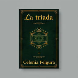 An elegant book cover design featuring a sophisticated layout