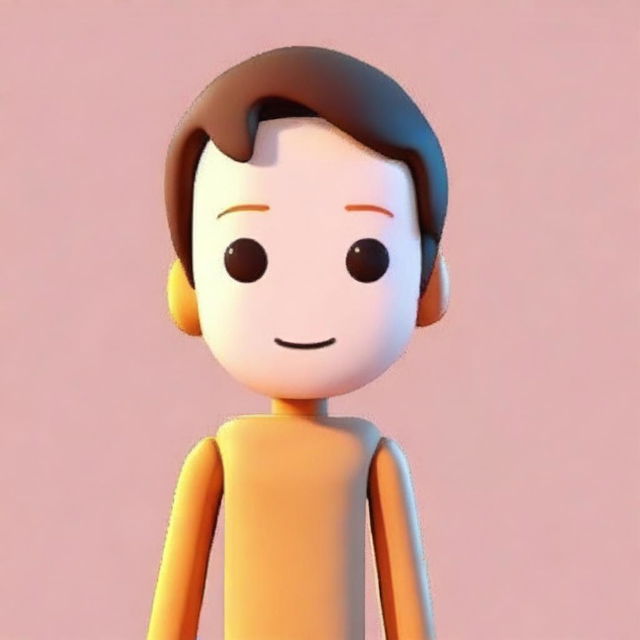 A friendly and approachable AI avatar with warm colors, a welcoming smile, and an open posture.