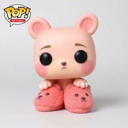 A delightful Funko Pop-style figure inspired by a sleep foot wear theme, featuring an adorable character designed to resemble cozy slippers