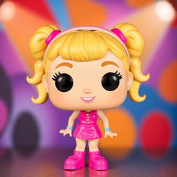 A charming Funko Pop-style figure inspired by Baby Spice, one of the members of the iconic Spice Girls