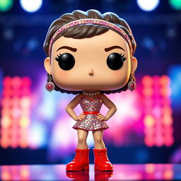 A captivating Funko Pop-style figure inspired by the popular girl band, the Spice Girls