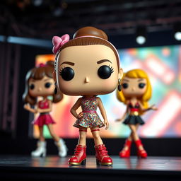 A captivating Funko Pop-style figure inspired by the popular girl band, the Spice Girls