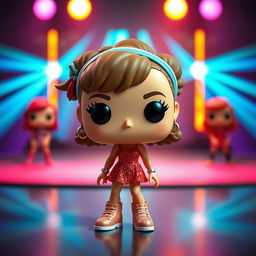 A captivating Funko Pop-style figure inspired by the popular girl band, the Spice Girls