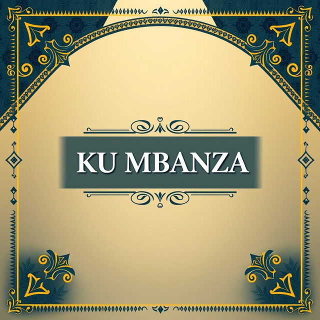 A beautifully designed cover page for the statute of an association named 'KU MBANZA'