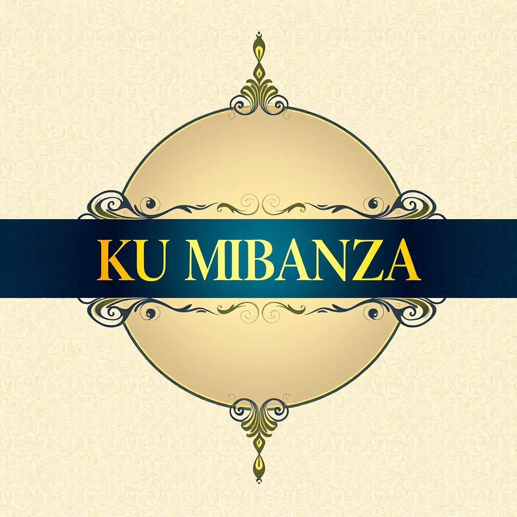 A stunning and elegant cover design for the association named 'KU MBANZA'