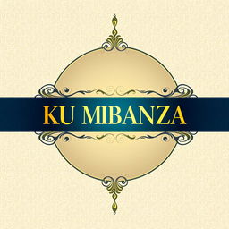 A stunning and elegant cover design for the association named 'KU MBANZA'
