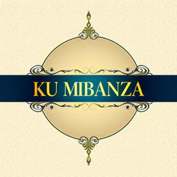 A stunning and elegant cover design for the association named 'KU MBANZA'