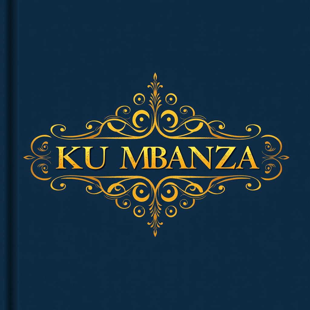 A stunning and elegant cover design for the association named 'KU MBANZA'