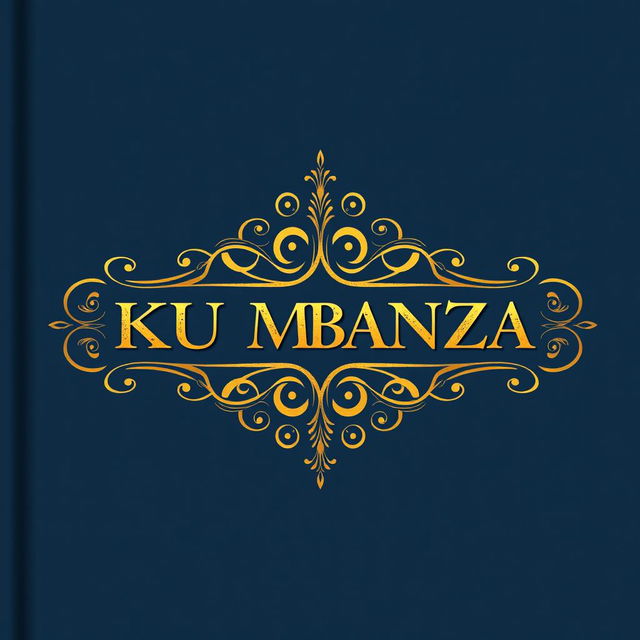 A stunning and elegant cover design for the association named 'KU MBANZA'