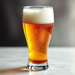 A creative and artistic depiction of a beer glass shaped like a vagina, crafted with realistic detailing to highlight the contours and textures