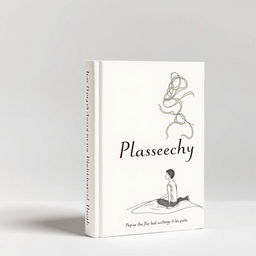 A book cover design for a collection of philosophical essays and poetry, featuring a hand-drawn illustration that evokes themes of poetry and philosophy