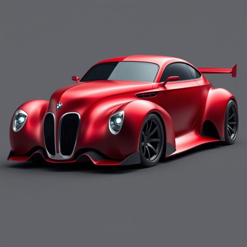 An extraordinary supercar that fuses the classic design of a 1939 Chevrolet Coupe widebody with futuristic elements of a BMW