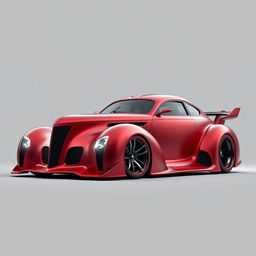 An extraordinary supercar that fuses the classic design of a 1939 Chevrolet Coupe widebody with futuristic elements of a BMW