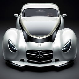 A jaw-dropping supercar that fuses the timeless elegance of a 1939 Chevrolet Coupe widebody with the sleek, futuristic design elements of a Mercedes-Benz