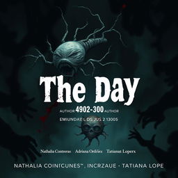 A horrifying poster featuring a grotesque parasite, such as a bacteria or protozoan, invading a host organism with eerie details