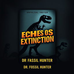 A captivating book cover design for 'Echoes of Extinction' by Dr