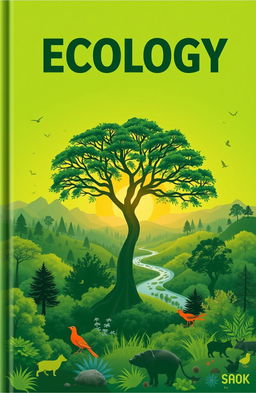 An engaging cover design for a book about ecology