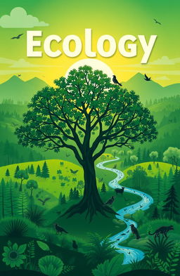 An engaging cover design for a book about ecology