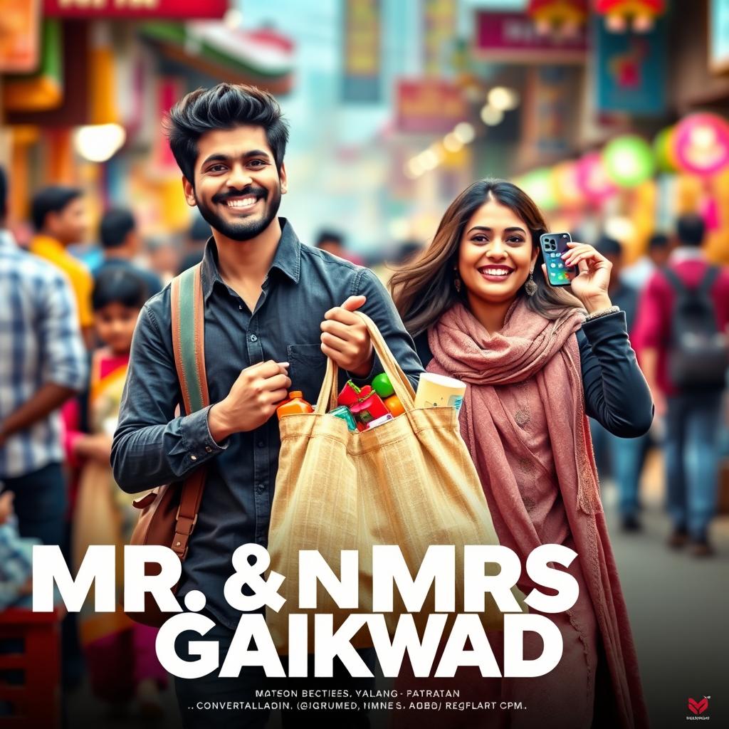 A delightful and whimsical cinematic poster titled 'Mr