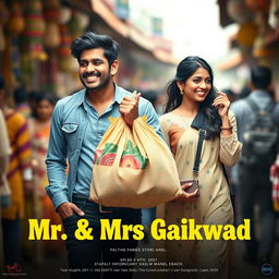 A delightful and whimsical cinematic poster titled 'Mr