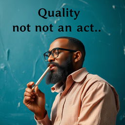 Quality is not an act, it's a habit.